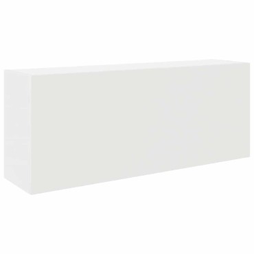 vidaXL ντουλάπι τοίχου μπάνιου λευκό 100x25x40cm κατασκευασμένο ξύλο