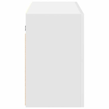 vidaXL ντουλάπι τοίχου μπάνιου λευκό 100x25x40cm κατασκευασμένο ξύλο