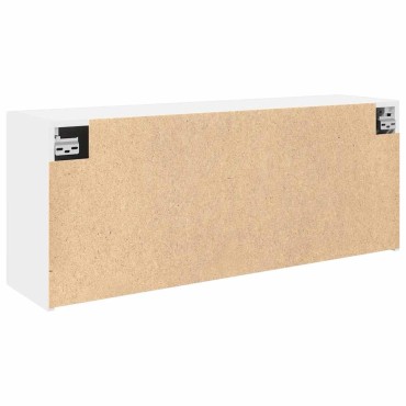 vidaXL ντουλάπι τοίχου μπάνιου λευκό 100x25x40cm κατασκευασμένο ξύλο