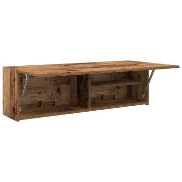 vidaXL Ντουλάπι τοίχου μπάνιου Παλιό ξύλο 100x25x30cm 1 τεμ.