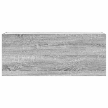 vidaXL Ντουλάπι τοίχου μπάνιου Γκρι Sonoma 100x25x40cm 1 τεμ.