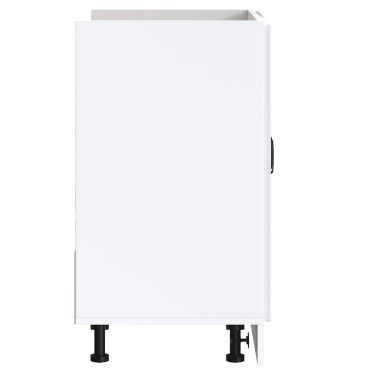 vidaXL Ντουλάπι βάσης νεροχύτη Kalmar Λευκό 80x46x81,5cm Επεξ. Ξύλο 1 τεμ.