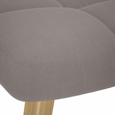 vidaXL Πολυθρόνα Κουνιστή Taupe Υφασμάτινη με Υποπόδιο 61x78x95 cm 1 τεμ.