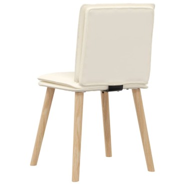 vidaXL Καρέκλες Τραπεζαρίας 4 τεμ. Λινές 45x54x86 cm