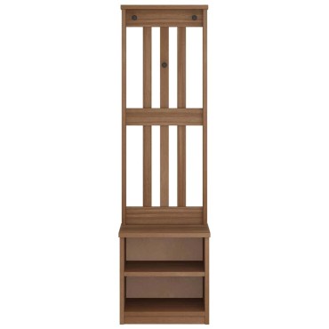 vidaXL Δέντρο χωλ "SANDENS" 45x40x159,5cmΠεύκο μασίφ ξύλο
