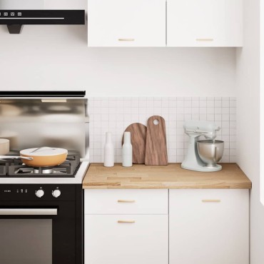 vidaXL πάγκος εργασίας κουζίνας 100x63,5x4cm στερεό δρυς ορθογώνιο