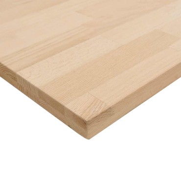 vidaXL πάγκος εργασίας κουζίνας 100x63,5x4cm στερεό δρυς ορθογώνιο
