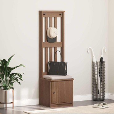 vidaXL Δέντρο χωλ "SANDENS" 45x40x159,5cmΠεύκο μασίφ ξύλο