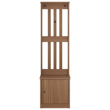 vidaXL Δέντρο χωλ "SANDENS" 45x40x159,5cmΠεύκο μασίφ ξύλο