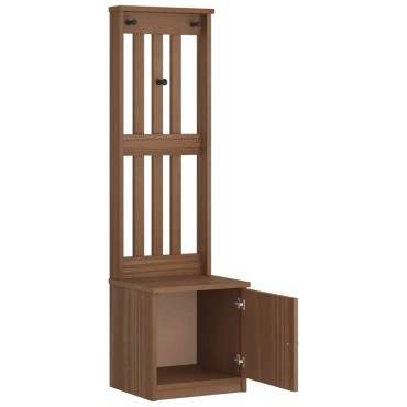 vidaXL Δέντρο χωλ "SANDENS" 45x40x159,5cmΠεύκο μασίφ ξύλο