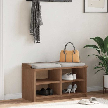 vidaXL Πάγκος διαδρόμου "SANDNES" 87x40x50cm Πεύκο μασίφ ξύλο 1 τεμ.