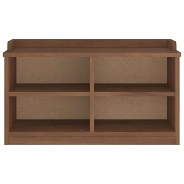 vidaXL Πάγκος διαδρόμου "SANDNES" 87x40x50cm Πεύκο μασίφ ξύλο 1 τεμ.