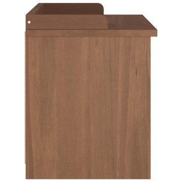 vidaXL Πάγκος διαδρόμου "SANDNES" 87x40x50cm Πεύκο μασίφ ξύλο 1 τεμ.