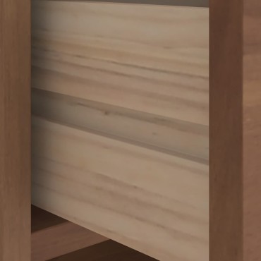 vidaXL Πάγκος διαδρόμου "SANDNES" 87x40x50cm Πεύκο μασίφ ξύλο 1 τεμ.