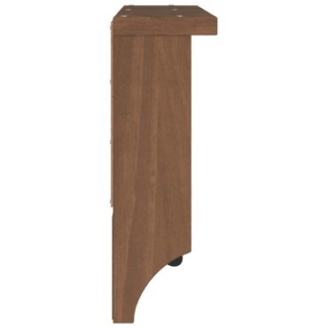 vidaXL Επίτοιχη κρεμάστρα παλτών SANDNES 87x12x35 εκ. Πεύκο μασίφ ξύλο