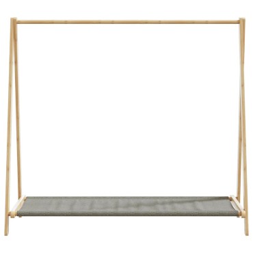 vidaXL Κρεμάστρα Ρούχων με Ράφια 106x34x102 εκ. Μπαμπού