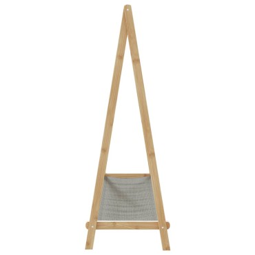 vidaXL Κρεμάστρα Ρούχων με Ράφια 106x34x102 εκ. Μπαμπού