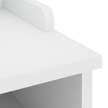 vidaXL Πάγκος διαδρόμου "SANDNES" Λευκό 87x40x50cm Πεύκο ξύλο 1 τεμ.