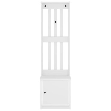 vidaXL Δέντρο χωλ SANDENS Λευκό 45x40x159,5cm Πεύκο μασίφ ξύλο