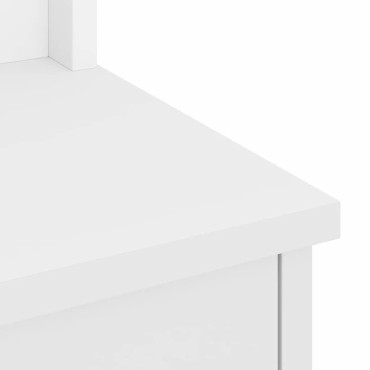 vidaXL Δέντρο χωλ SANDENS Λευκό 87x40x159,5cm Πεύκο μασίφ ξύλο