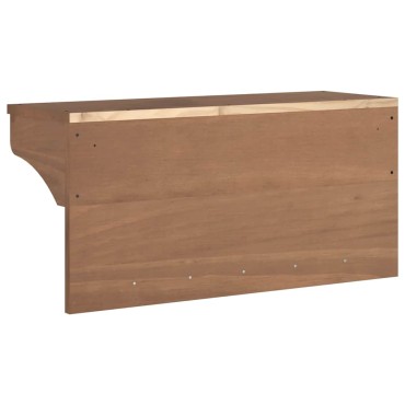 vidaXL Επίτοιχη κρεμάστρα παλτών SANDNES 87x30x42 εκ. Πεύκο μασίφ ξύλο