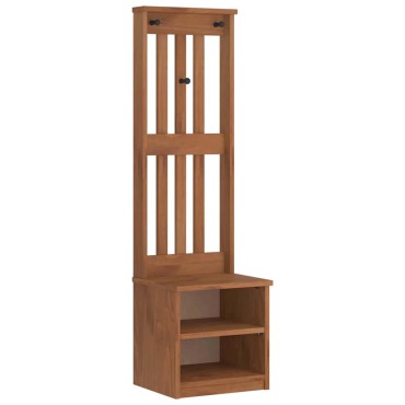 vidaXL Δέντρο χωλ "SANDENS" 45x40x159,5cmΠεύκο μασίφ ξύλο