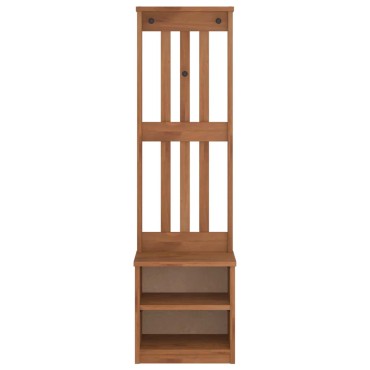 vidaXL Δέντρο χωλ "SANDENS" 45x40x159,5cmΠεύκο μασίφ ξύλο
