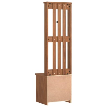 vidaXL Δέντρο χωλ "SANDENS" 45x40x159,5cmΠεύκο μασίφ ξύλο