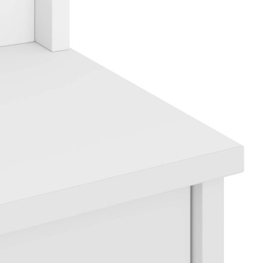 vidaXL Δέντρο χωλ SANDENS Λευκό 87x40x159,5cm Πεύκο μασίφ ξύλο