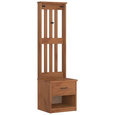 vidaXL Δέντρο χωλ "SANDENS" 45x40x159,5cmΠεύκο μασίφ ξύλο