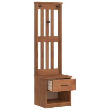 vidaXL Δέντρο χωλ "SANDENS" 45x40x159,5cmΠεύκο μασίφ ξύλο