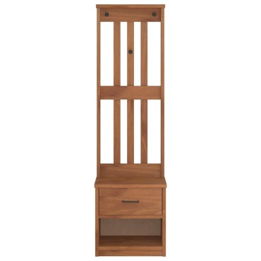 vidaXL Δέντρο χωλ "SANDENS" 45x40x159,5cmΠεύκο μασίφ ξύλο