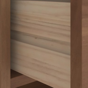 vidaXL Πάγκος διαδρόμου "SANDNES" 87x40x50cm Πεύκο μασίφ ξύλο 1 τεμ.