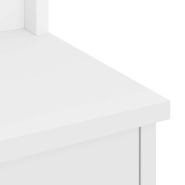 vidaXL Δέντρο χωλ SANDENS Λευκό 45x40x159,5cm Πεύκο μασίφ ξύλο