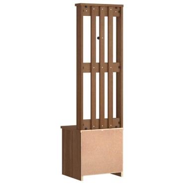 vidaXL Δέντρο χωλ "SANDENS" 45x40x159,5cmΠεύκο μασίφ ξύλο