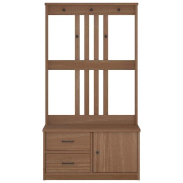 vidaXL Δέντρο χωλ "SANDENS" 87x40x159,5cm Πεύκο μασίφ ξύλο