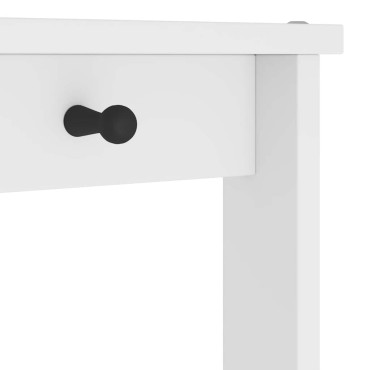vidaXL Δέντρο χωλ SANDENS Λευκό 87x40x159,5cm Πεύκο μασίφ ξύλο