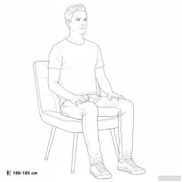 vidaXL Πολυθρόνα Relax Μπλε Βελούδινη με Σκαμπό 64x74x84 cm 1 τεμ.