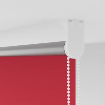 vidaXL Ρολέρ Μπλακάουτ Κόκκινη 140x150 εκ. Πλάτος υφάσματος 136,6εκ.