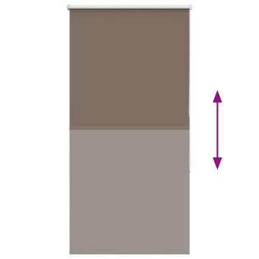 vidaXL Ρολέρ Μπλακάουτ Coffee 70x150 εκ. Πλάτος υφάσματος 65,7 εκ.