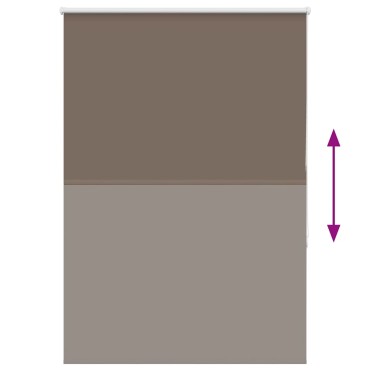 vidaXL Ρολέρ Μπλακάουτ Coffee 95x130 εκ. Πλάτος υφάσματος 90,7 εκ.