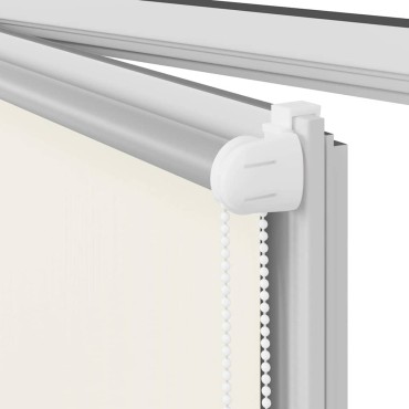 vidaXL Ρολέρ Μπλακάουτ Υπόλευκη 50x150 εκ. Πλάτος υφάσματος 45,7 εκ.