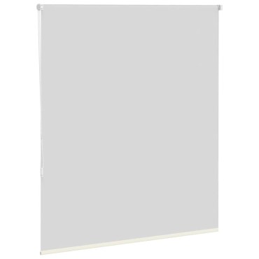 vidaXL Ρολέρ Μπλακάουτ Υπόλευκη 125x130 εκ. Πλάτος υφάσματος 121,6 εκ.