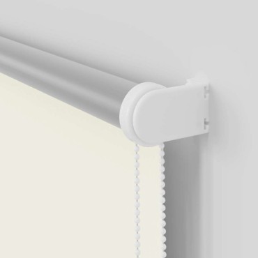 vidaXL Ρολέρ Μπλακάουτ Υπόλευκη 155x130 εκ. Πλάτος υφάσματος 151,6εκ.