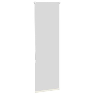 vidaXL Ρολέρ Μπλακάουτ Υπόλευκη 55x130 εκ. Πλάτος υφάσματος 50,7 εκ.