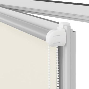 vidaXL Ρολέρ Μπλακάουτ Υπόλευκη 110x210 εκ. Πλάτος υφάσματος 105,7 εκ.