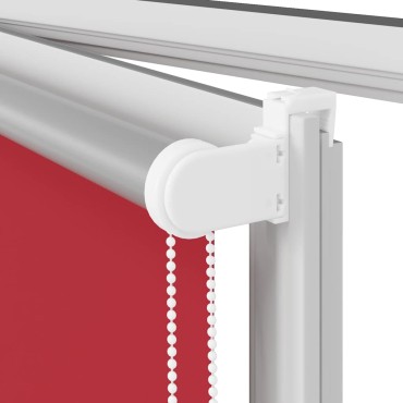 vidaXL Ρολέρ Μπλακάουτ Κόκκινη 155x230 εκ. Πλάτος υφάσματος 151,6εκ.
