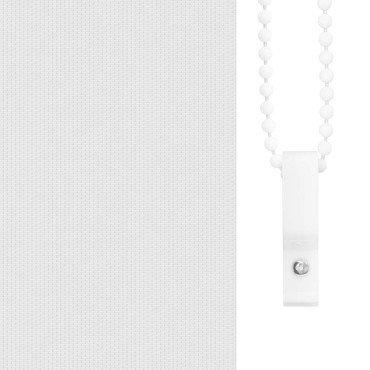 vidaXL Ρολέρ Μπλακάουτ Λευκό 110x230 εκ. Πλάτος υφάσματος 105,7 εκ.