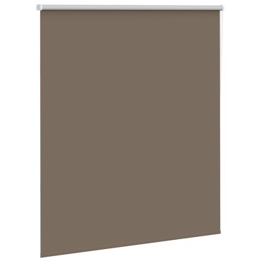 vidaXL Ρολέρ Μπλακάουτ Coffee 125x130 εκ. Πλάτος υφάσματος 121,6 εκ.