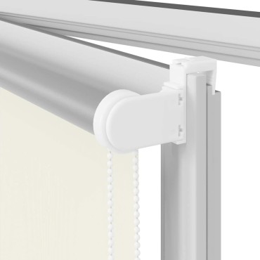 vidaXL Ρολέρ Μπλακάουτ Υπόλευκη 165x130 εκ. Πλάτος υφάσματος 161,6εκ.